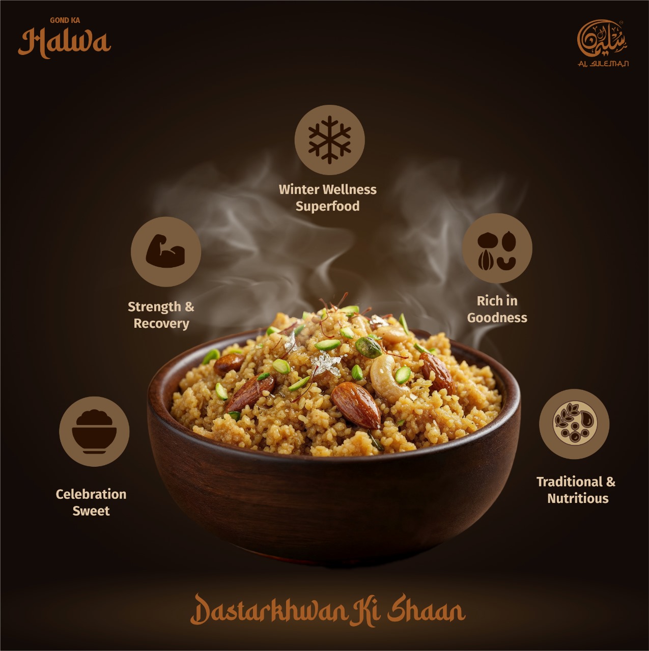 Gond Akhrot Halwa - Image 2