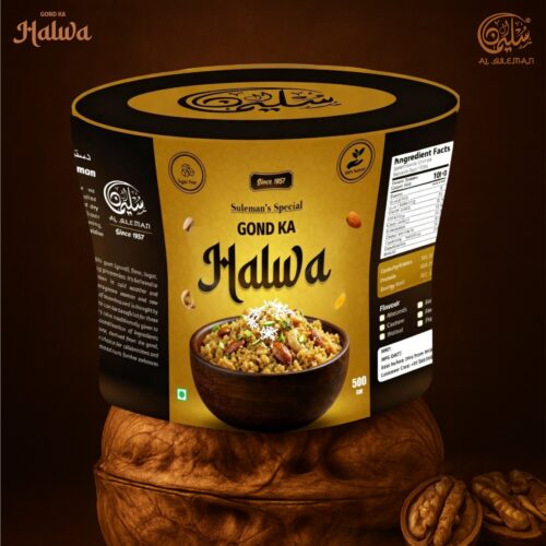Gond Akhrot Halwa